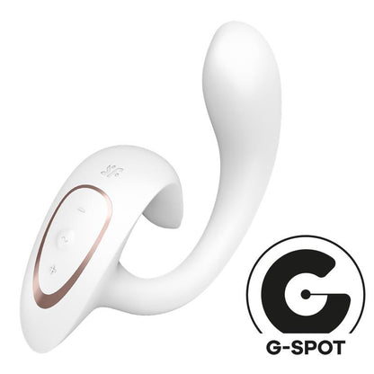 Satisfyer vibrador de conejo para punto G y clítoris "G for Goddess 1" - Blanco