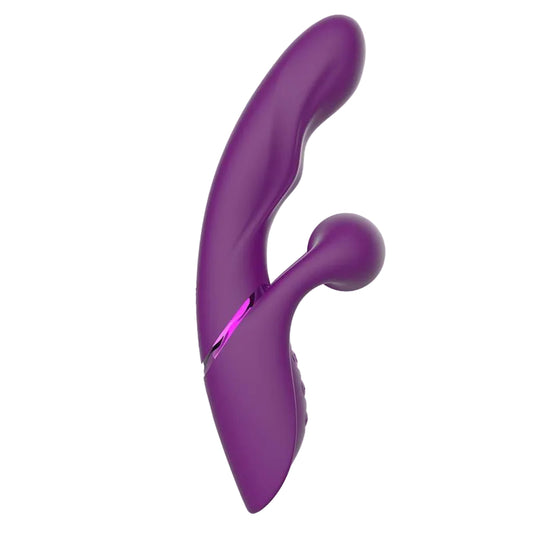 Engily Ross vibrador con bola de pulsación "Garlet"