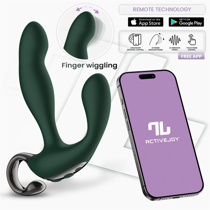 Intoyou plug anal estimulador Punto P "Greeny" (con app)