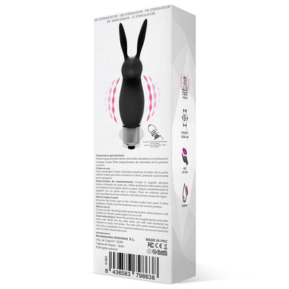 Latetobed bala vibradora con funda de conejito "Hopye"