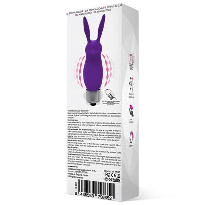 Latetobed bala vibradora con funda de conejito "Hopye"