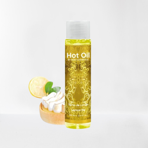 Nuei Cosmetics aceite de masaje efecto calor "Tarta de limón"