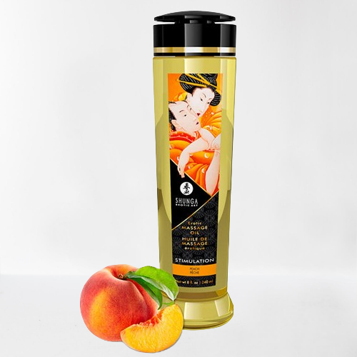 Shunga aceite de masaje erótico "melocotón"