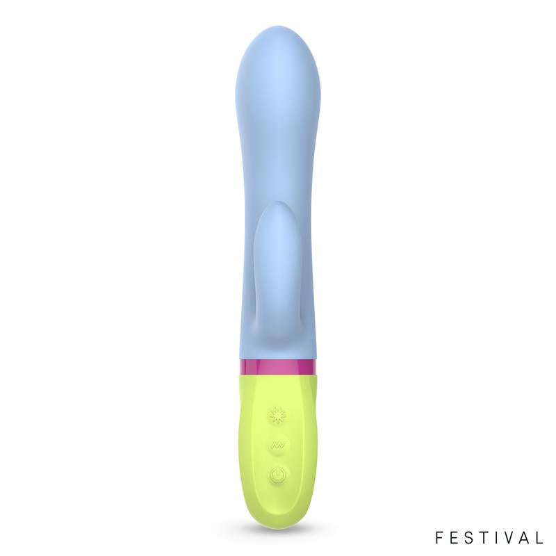 Festival vibrador ergonómico con doble estimulación "Jolly"