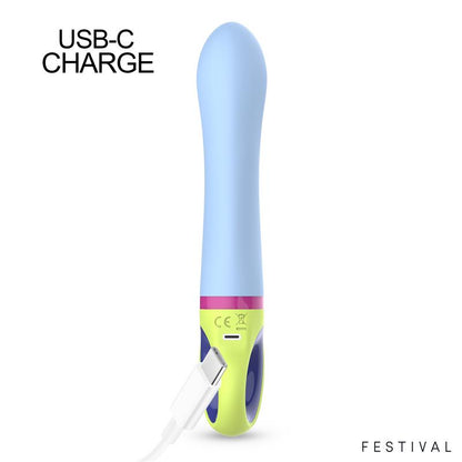 Festival vibrador ergonómico con doble estimulación "Jolly"