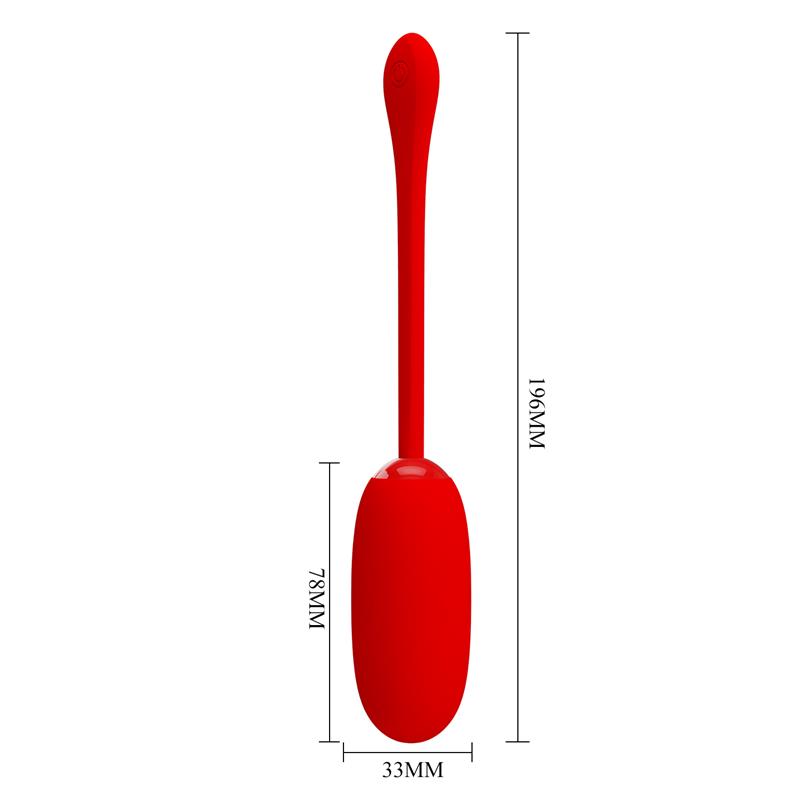 PrettyLove huevo vibrador de silicona "Julius"