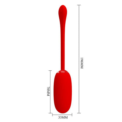 PrettyLove huevo vibrador de silicona "Julius"