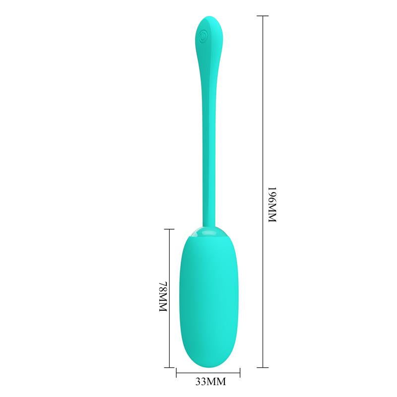 PrettyLove huevo vibrador de silicona "Julius"