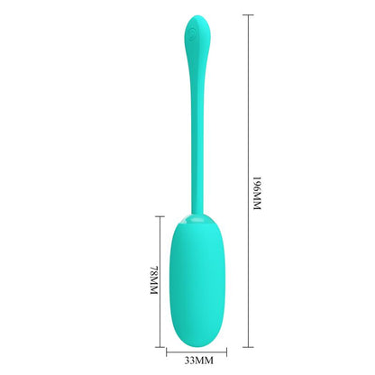 PrettyLove huevo vibrador de silicona "Julius"