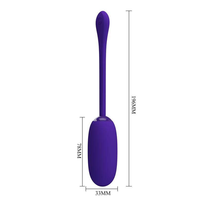 PrettyLove huevo vibrador de silicona "Julius"