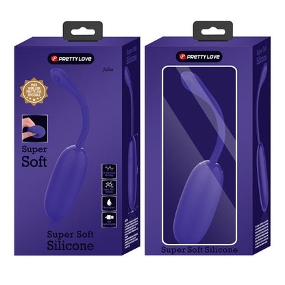 PrettyLove huevo vibrador de silicona "Julius"