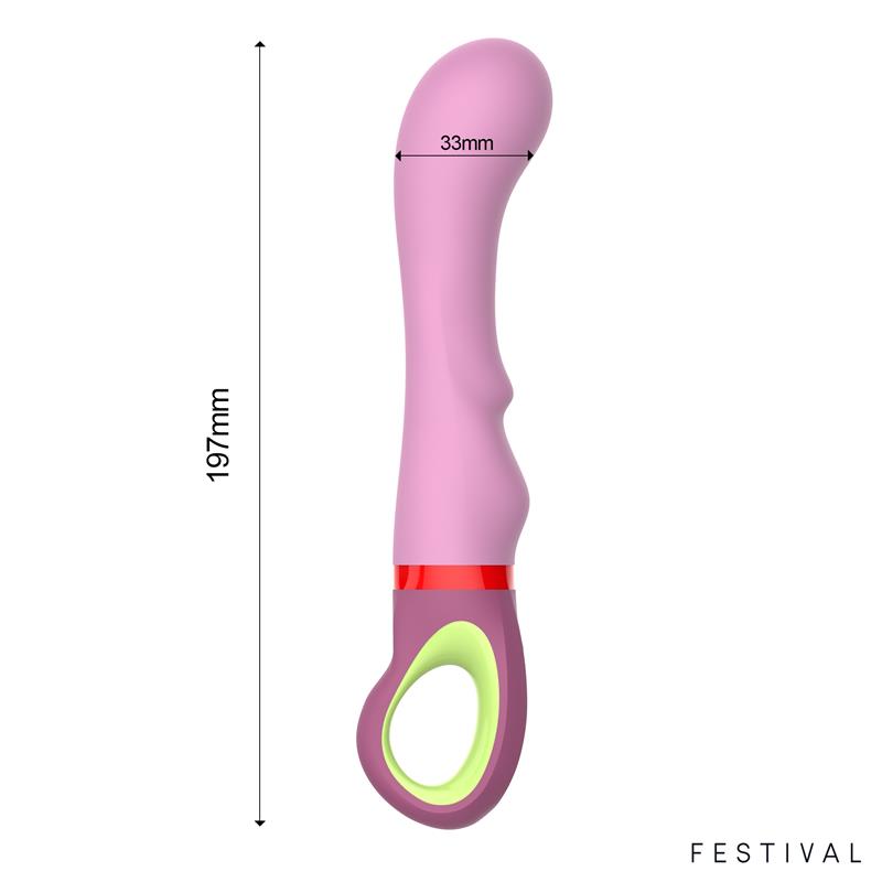 Festival estimulador con mango ergonómico "Kandy"