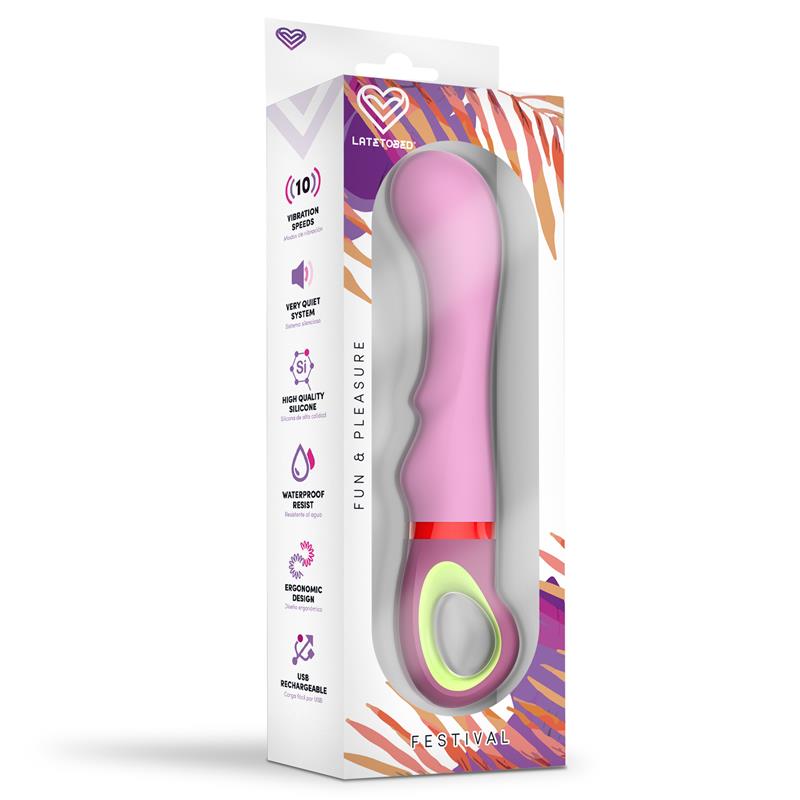 Festival estimulador con mango ergonómico "Kandy"