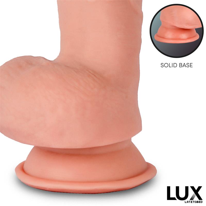 Lux dildo triple densidad con testículos "Klaus" 9.4