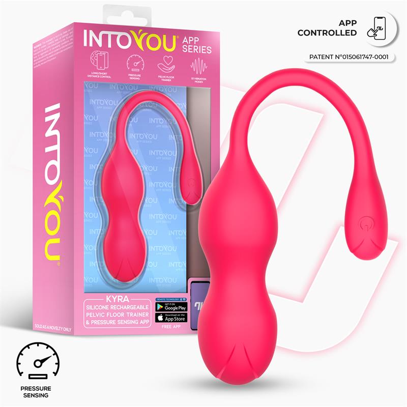 INTOYOU APP SERIES entrenador de suelo pélvico con sensor de presión y app "Kyra"