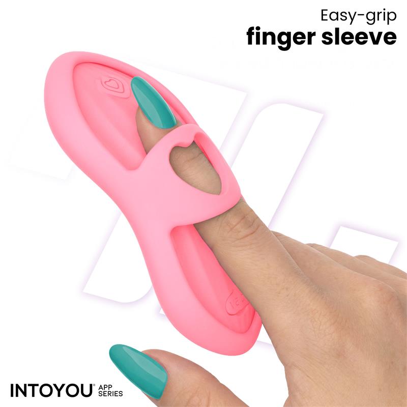 INTOYOU APP SERIES estimulador de dedo con calor y funda "Laia"