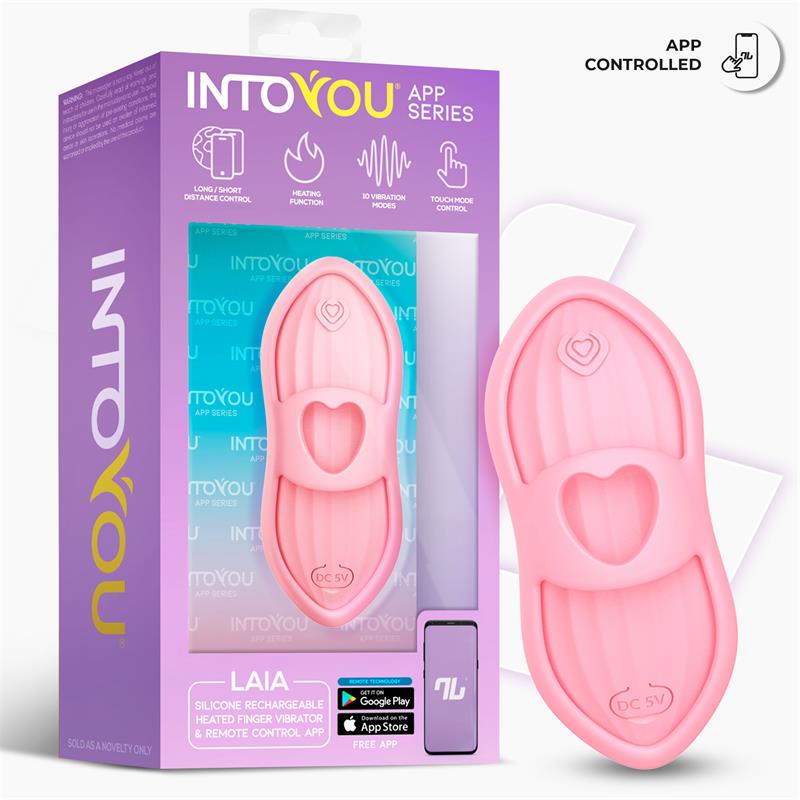 INTOYOU APP SERIES estimulador de dedo con calor y funda "Laia"