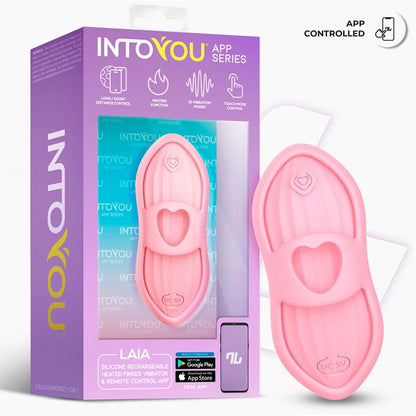 INTOYOU APP SERIES estimulador de dedo con calor y funda "Laia"