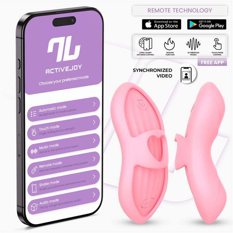 INTOYOU APP SERIES estimulador de dedo con calor y funda "Laia"
