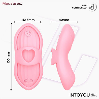 INTOYOU APP SERIES estimulador de dedo con calor y funda "Laia"