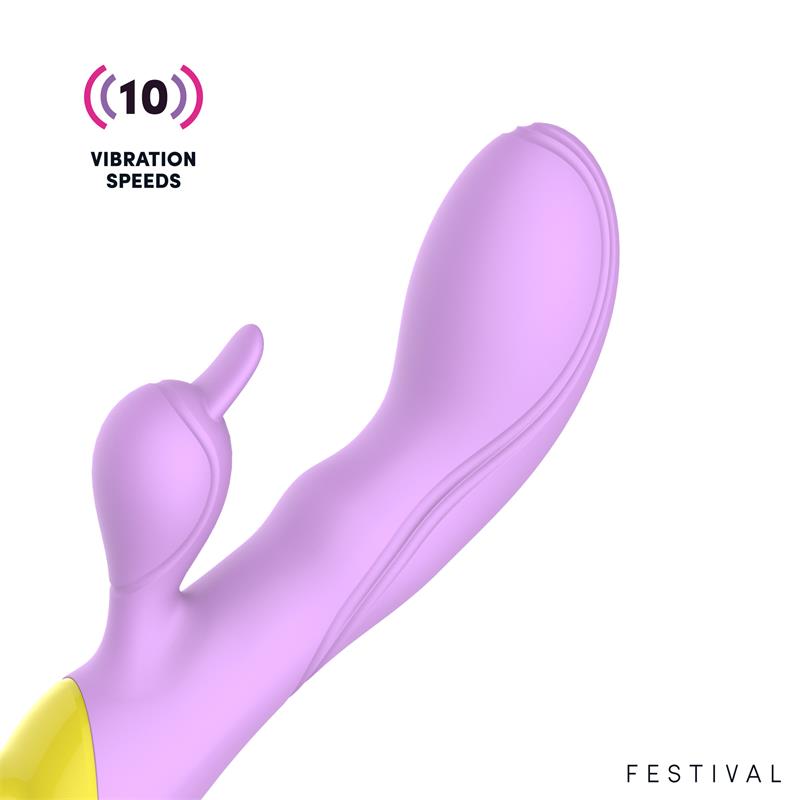 Festival estimulador con 10 modos de vibración "Lilly"