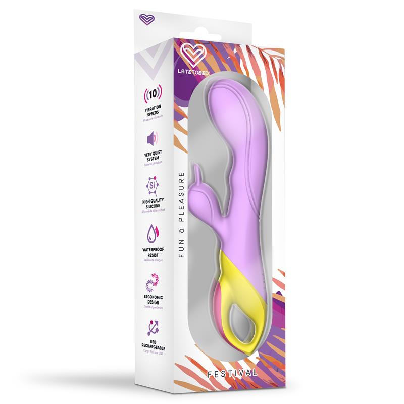 Festival estimulador con 10 modos de vibración "Lilly"