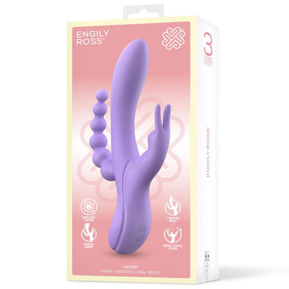 Engily Ross vibrador con cadena anal "Lindsay"