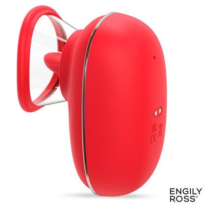 Engily Ross estimulador con lengua oscilante, bomba de vacío y vibración "Lizer"