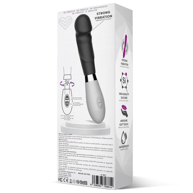 Latetobed vibrador de silicona "Louver"