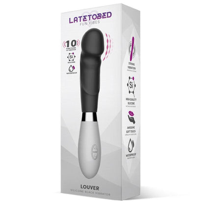Latetobed vibrador de silicona "Louver"