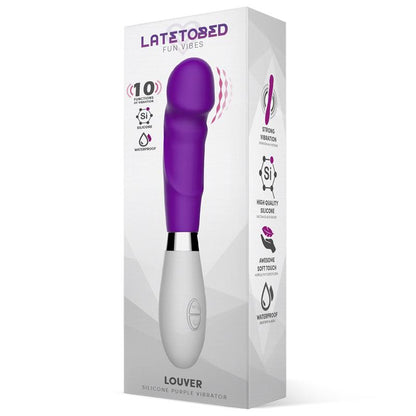 Latetobed vibrador de silicona "Louver"