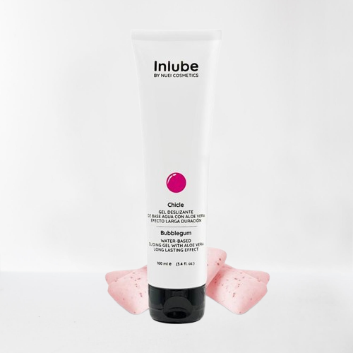 Nuei Cosmetics Inlube lubricante base agua "Chicle"