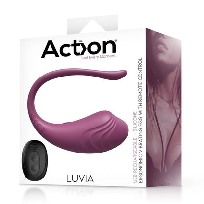 Action huevo vibrador con control remoto "Luvia"