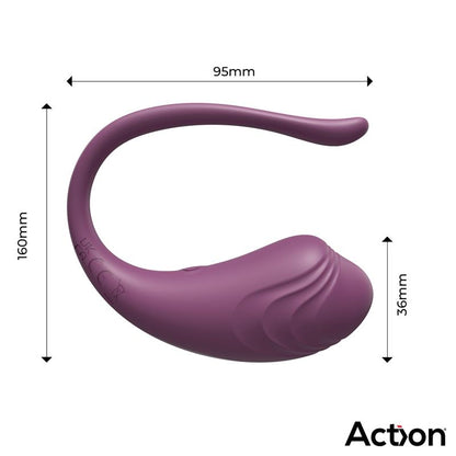 Action huevo vibrador con control remoto "Luvia"