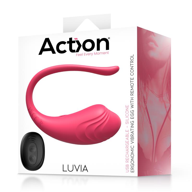 Action huevo vibrador con control remoto "Luvia"
