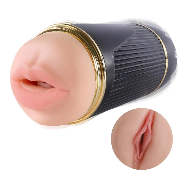 Juicy Lamour masturbador doble vagina y boca "Kay"