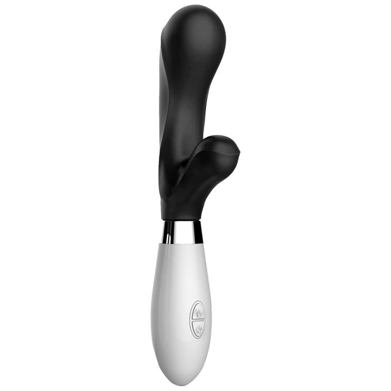 Latetobed vibrador de silicona con estimulador de clítoris "Maverdick"