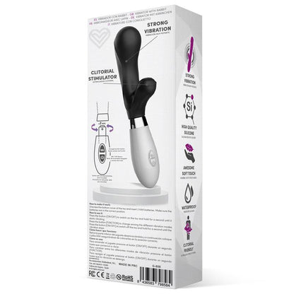 Latetobed vibrador de silicona con estimulador de clítoris "Maverdick"