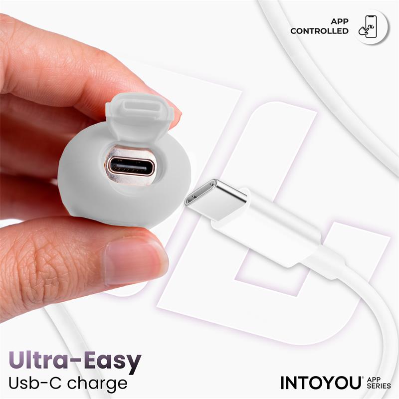 Intoyou App Series huevo vibrador de silicona doble capa con app "NexEgg"