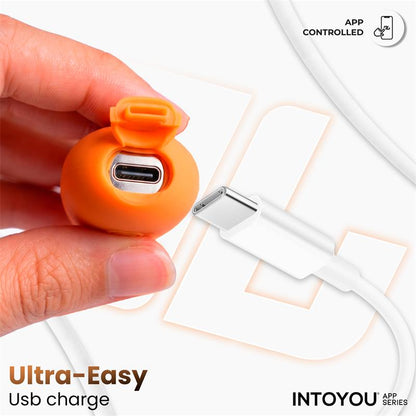 Intoyou App Series huevo vibrador de silicona doble capa con app "NexEgg"