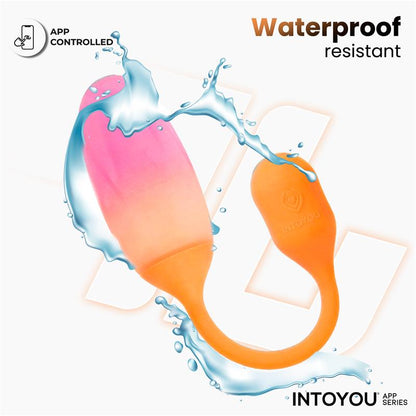 Intoyou App Series huevo vibrador de silicona doble capa con app "NexEgg"