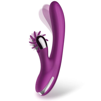 Action vibrador con movimiento finger y rueda estimuladora "No. Two"