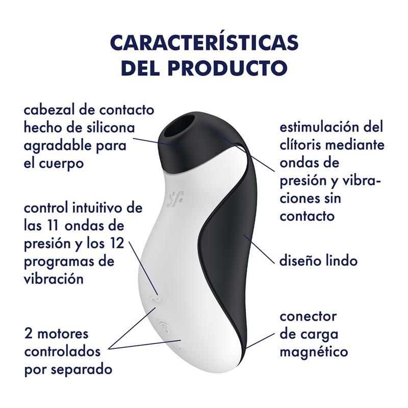 Satisfyer succionador de clítoris con vibración "Orca"