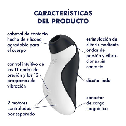 Satisfyer succionador de clítoris con vibración "Orca"