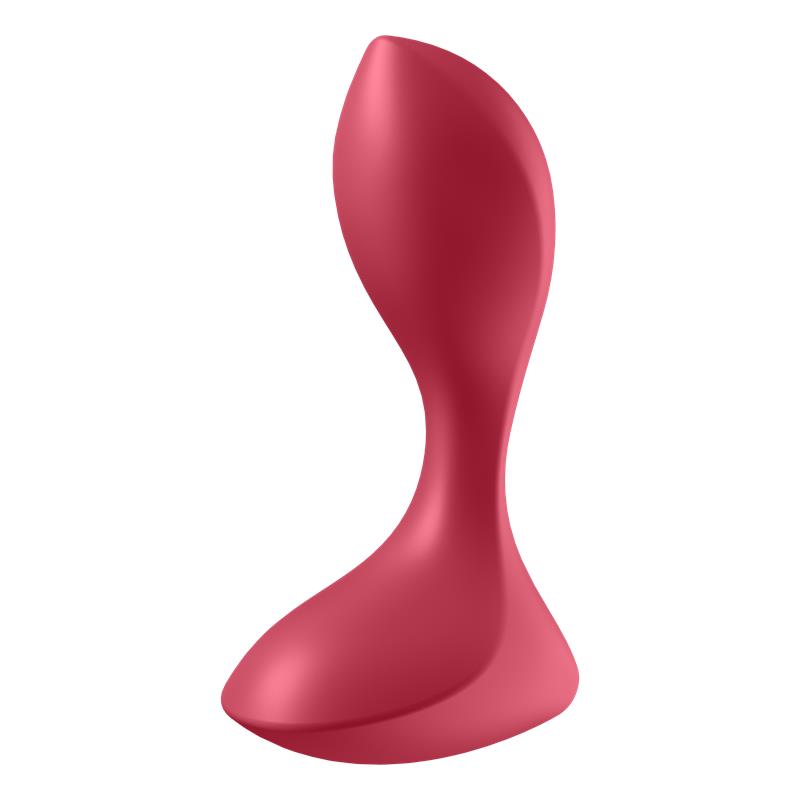 Satisfyer vibrador anal con base de seguridad "Backdoor Lover" - Rojo