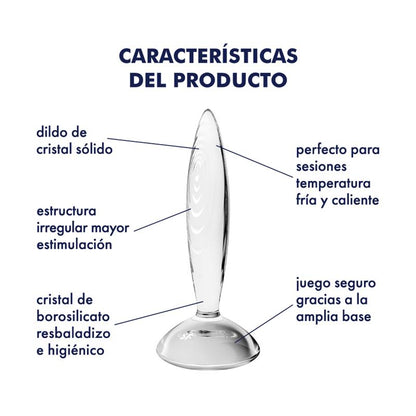 Satisfyer plug anal de cristal "Sparkling Crystal"