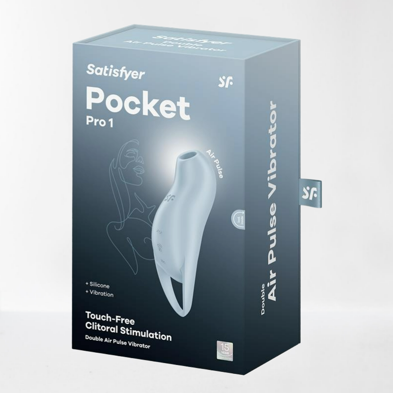 Satisfyer succionador de clítoris con vibración "Pocket Pro 1"