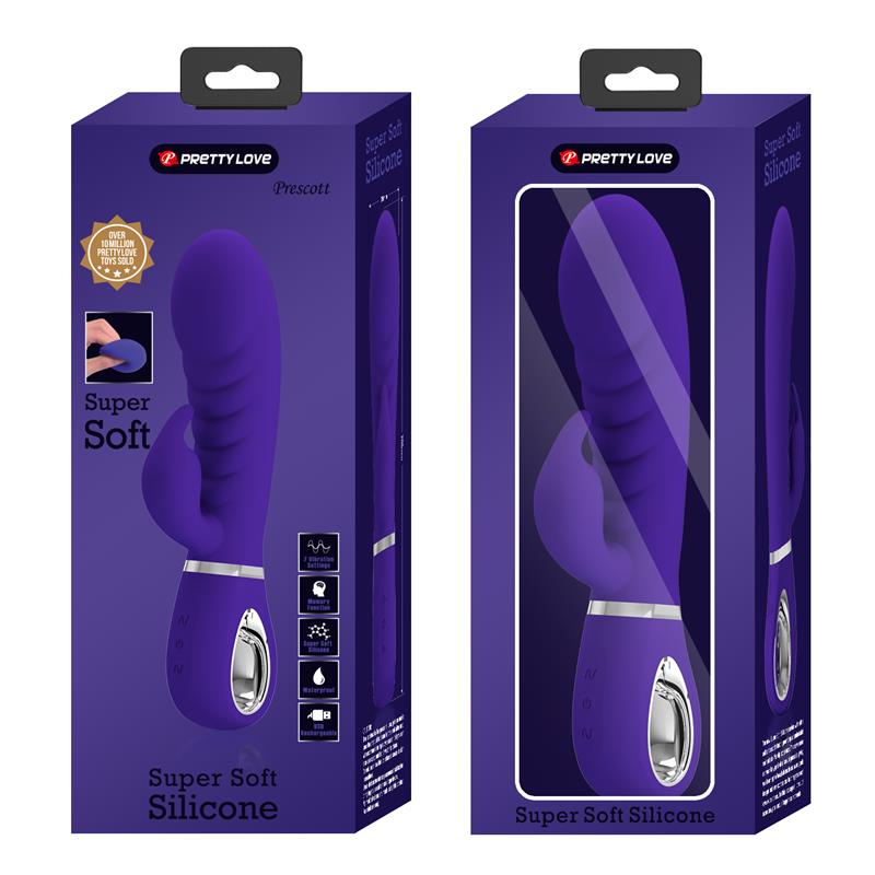 PrettyLove vibrador de punto G y clítoris "Prescott"