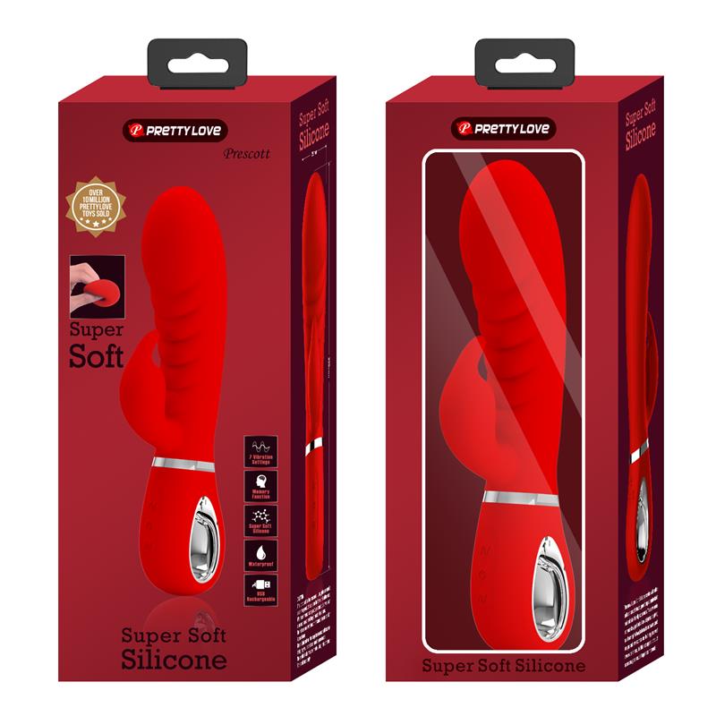 PrettyLove vibrador de punto G y clítoris "Prescott"