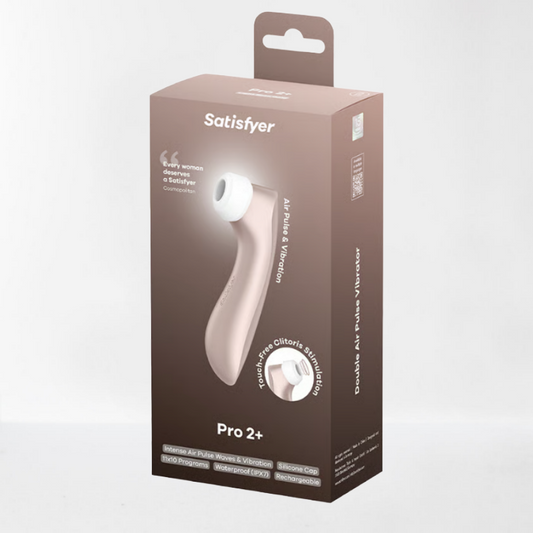 Satisfyer succionador de clítoris con vibración "Pro 2+" - Rosa